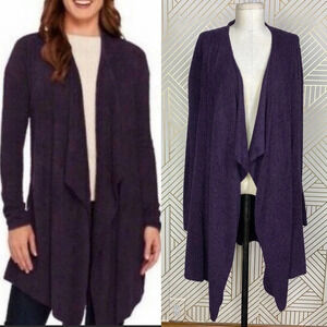 Barefoot Dreams‎ CozyChic Lite Calypso Wrap Cardigan in Purple Size US S/M